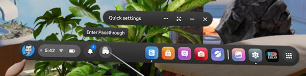 Enable Passthrough on Meta Quest 3